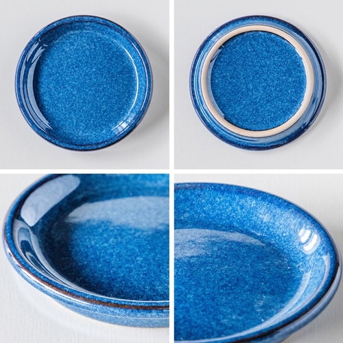 プレート 8.5cm HINATA 陶器 ネイビー