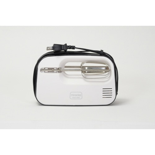 電動ハンドミキサー 3段階スピード調整 ホワイト