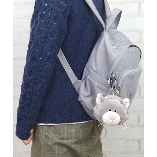 フィギュアミニポーチ NICI グレーキャット