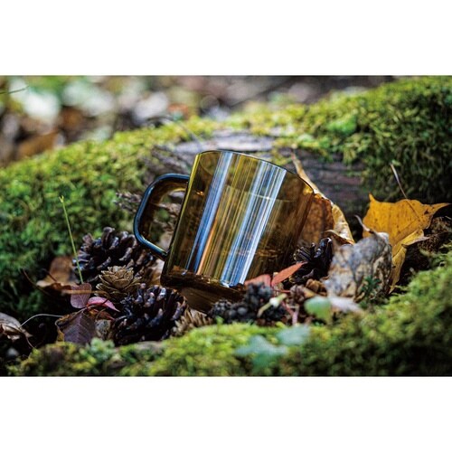 マグカップ 260ml ブラウン×2