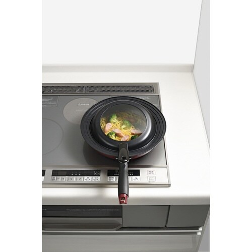 フライパン蓋 24から28cm 窓付き 持ち手付き