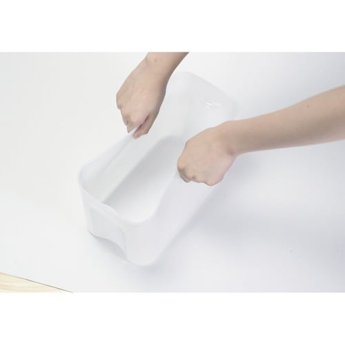 キッチン収納ケース やわらかな収納ボックス M×2