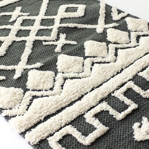 玄関マット 45×75cm 室内 ボーホータッチ