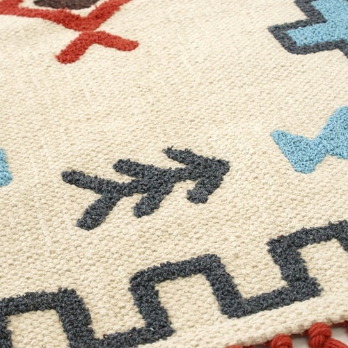 玄関マット 45×75cm 室内 ボーホータッチ