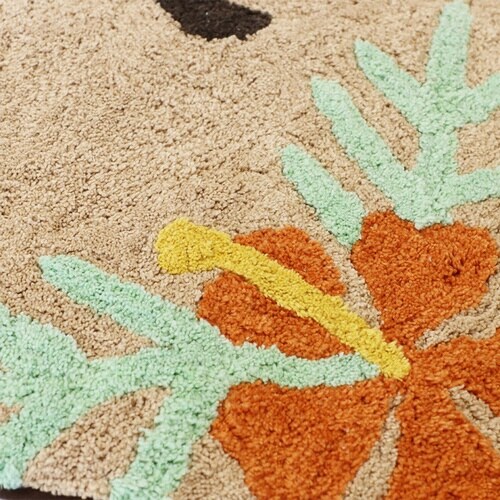 玄関マット 45×60cm 室内 クリーム