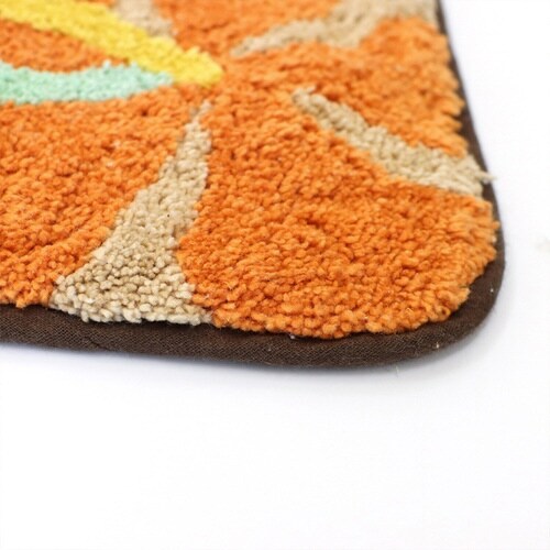 玄関マット 45×60cm 室内 クリーム