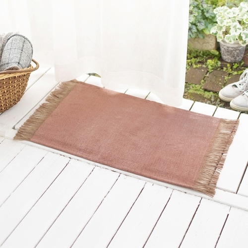 玄関マット 40×60cm 室内 ローズ