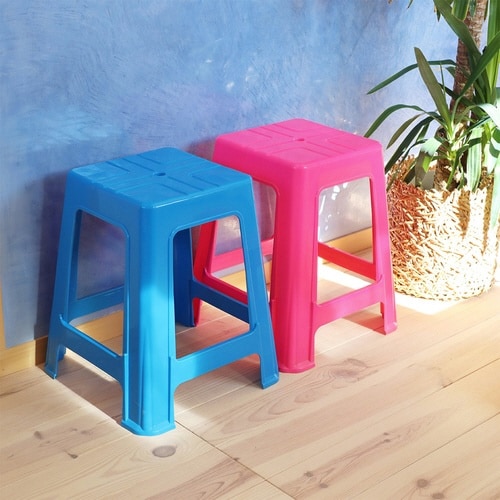 スツール 座面高45.5cm ブルー