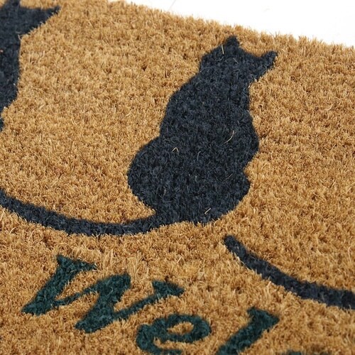 玄関マット 屋外 泥落とし キャットテイル×2