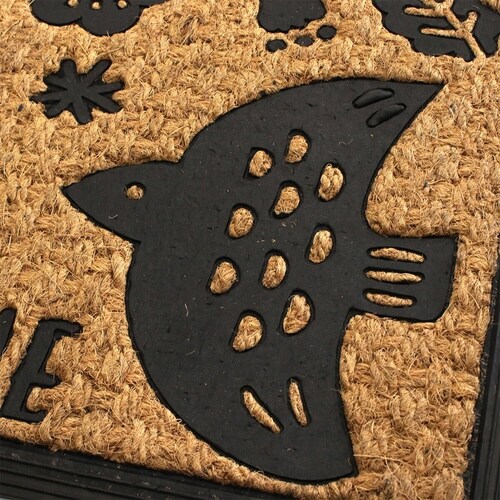 玄関マット 屋外兼用 ラバーコイヤー バード