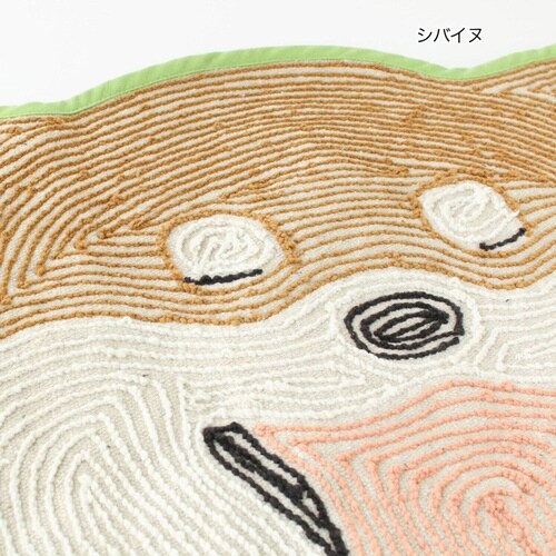 玄関マット 45×51cm 室内 動物 柴犬