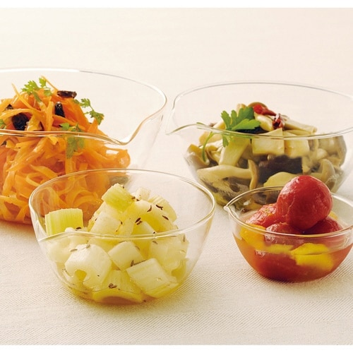 PYREX ボウル 250ml 注ぎ口付き×2