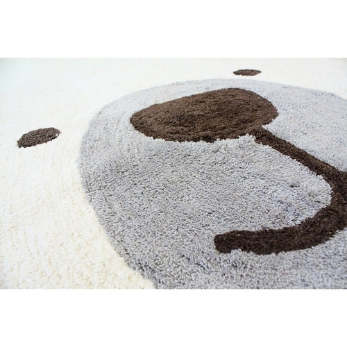 玄関マット 45×40cm 室内 シロクマ