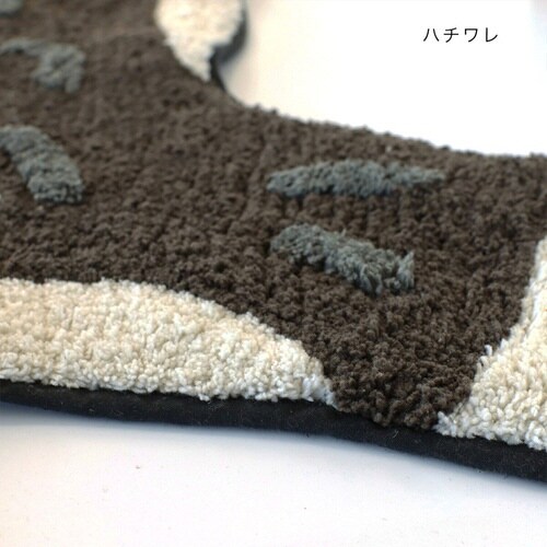 玄関マット 83×125cm 室内 ハチワレ