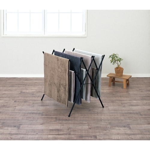 タオルスタンド ブラック ポーリッシュ タオル干し