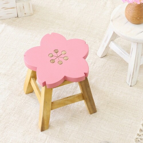 スツール 座面高25から26cm サクラ 天然木