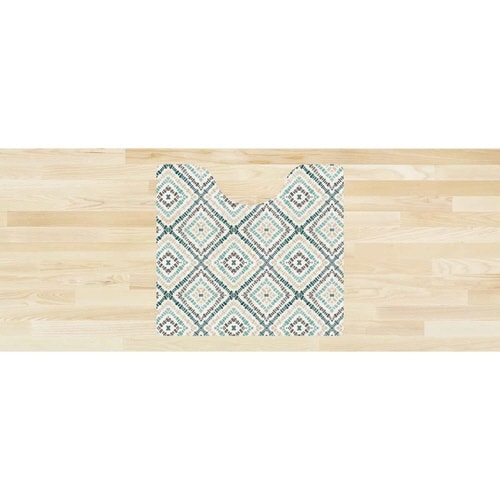 トイレマット クリア 拭ける グラス×2