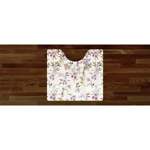 トイレマット クリア 拭ける ラメット×2