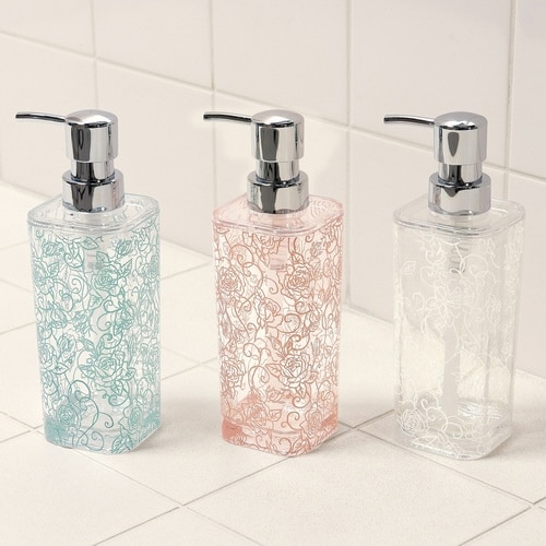 ディスペンサー シャンプーボトル ライトブルー