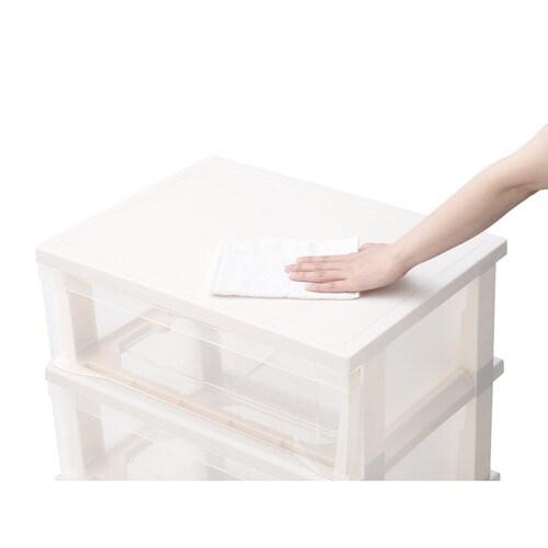 チェスト ストッカーワイド 組立式 3段