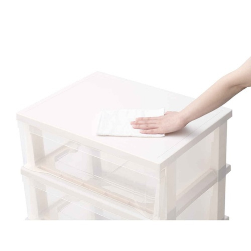 チェスト ストッカーワイド 組立式 4段