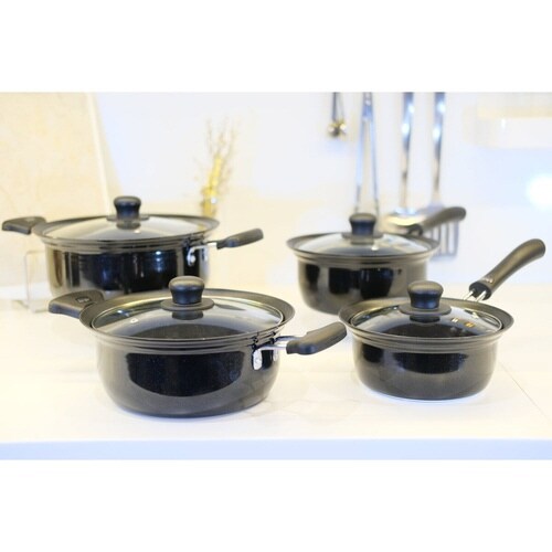 片手鍋 18cm IH対応 ガラス蓋付き×2