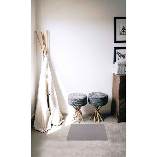 キッチンマット ズボラ フロアマット グレー×2