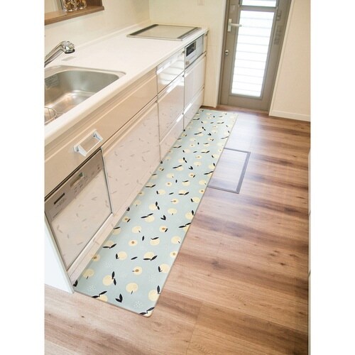 キッチンマット 拭けるインテリアマット フルーツ