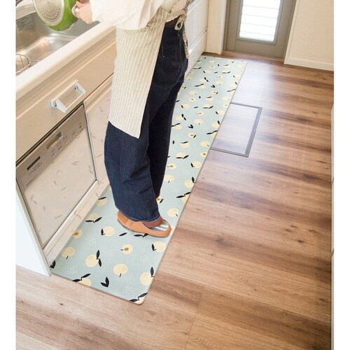 キッチンマット 拭けるインテリアマット フルーツ