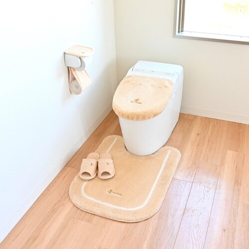 蓋カバー トイレ U型 O型 洗浄暖房型 ベージュ