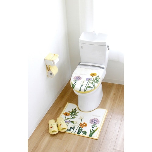トイレマット ボタニカルガーデン イエロー