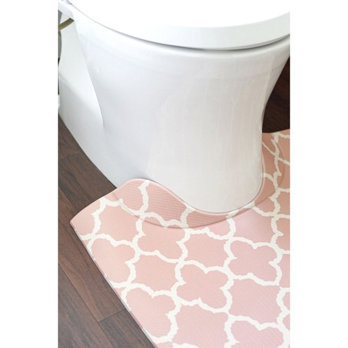 トイレマット 拭ける 55×60cm モロッカン