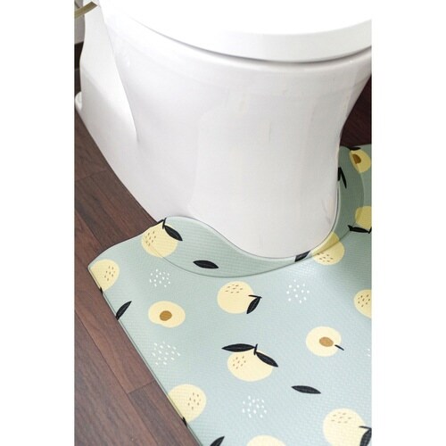 トイレマット 拭ける 55×60cm フルーツ