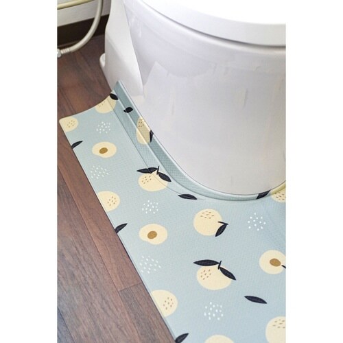 トイレマット 拭ける 80×60cm フルーツ