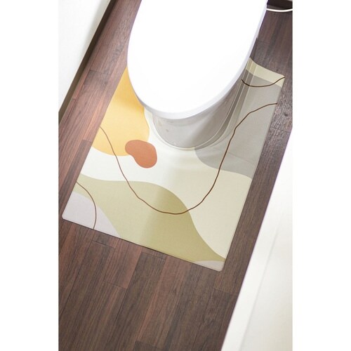 トイレマット 拭ける 80×60cm ニュアンス