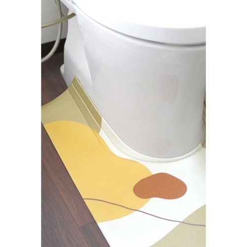 トイレマット 拭ける 80×60cm ニュアンス