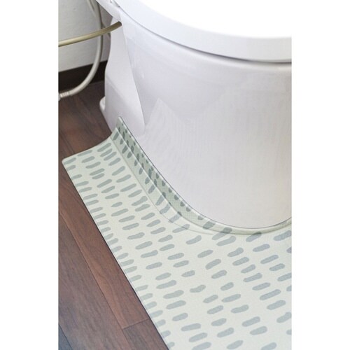 トイレマット 拭ける 80×60cm シピ×2
