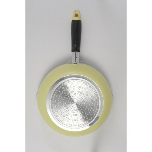 フライパン 22cm IH対応 イエロー