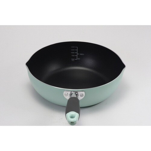 フライパン 22cm IH対応 グリーン