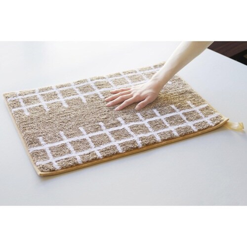 バスマット fuwary 40×60cm ベージュ