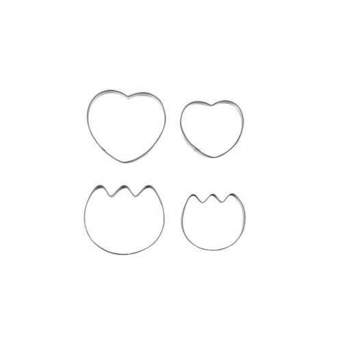 クッキー型 ラフィネ ステンレス 4個入り