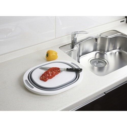 洗い桶 キッチンメイト 折りたたみできる洗桶×2