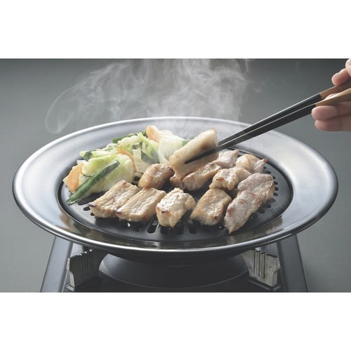 焼肉グリル 32cm 丸型 カセットコンロ専用×2
