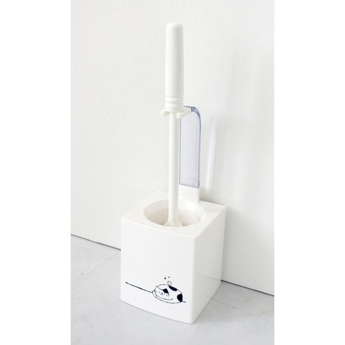 トイレブラシ なごみねこ ブラシ ケース付き