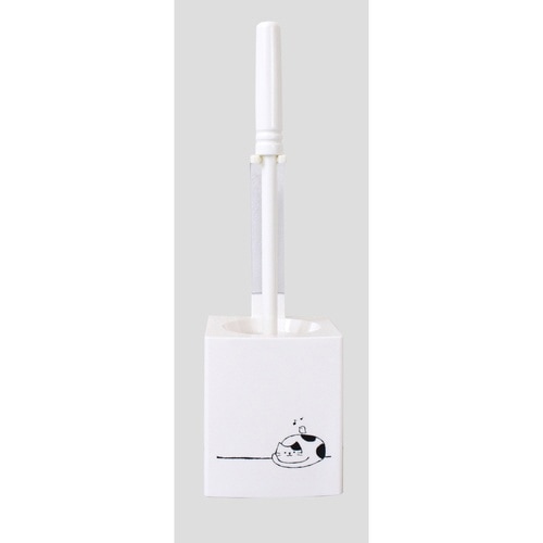 トイレブラシ なごみねこ ブラシ ケース付き