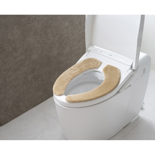 便座クッションすごふわ便座クッションベージュ×2