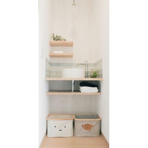 バスケット バンブーバスケット ミッフィー