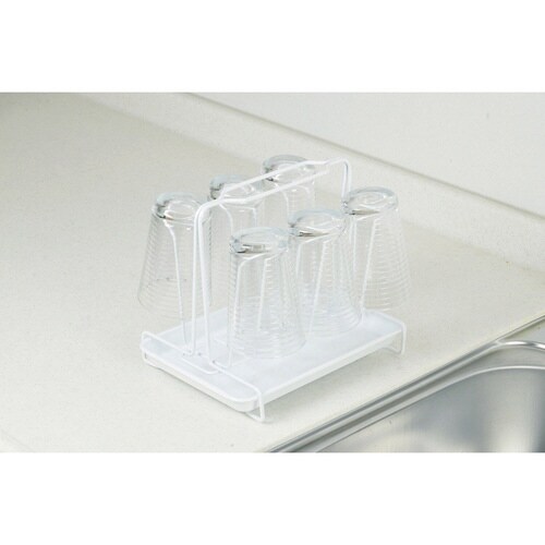 グラススタンド ブランキッチン トレー付×2