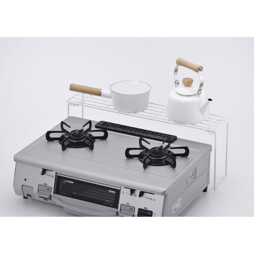 コンロ奥ラックブランキッチン幅60cm用高足×2