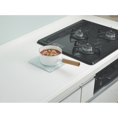 鍋敷き スキット ガラスプレート 20×20cm